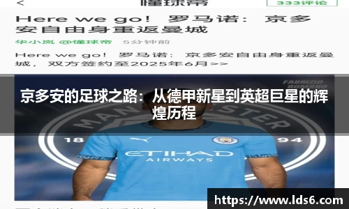 京多安的足球之路：从德甲新星到英超巨星的辉煌历程
